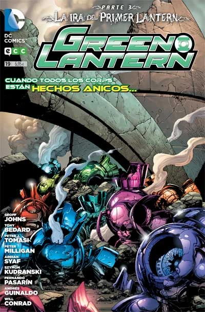 Cover of La ira del primer Lantern - Parte 3