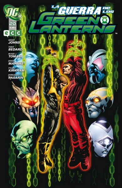 Cover of La guerra de los green lantern
