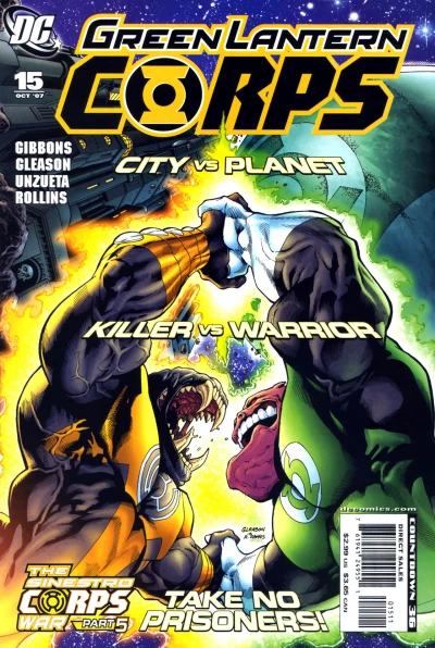 Cover of Sinestro Corps War Part 5: The Battle of Mogo