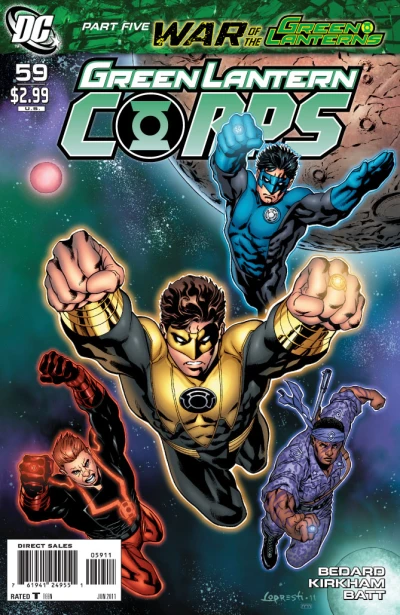 Cover of War of the Green Lanterns, Part Five