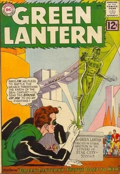 Cover of Green Lantern's Statue Goes to War: Zero Hour in the Silent City