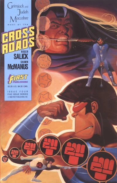 Cover of Grimjack and Judah Maccabee in Head Games