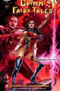 Fire Burn and Cauldron Bubble