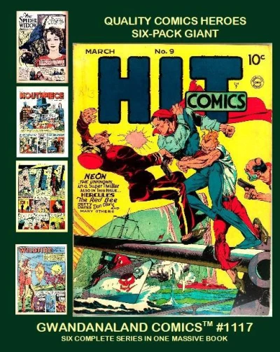Cover of Quality Comics Heroes Six-Pack Giant