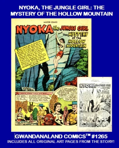 Cover of Nyoka, the Jungle Girl: The Mystery of the Hollow Mountain