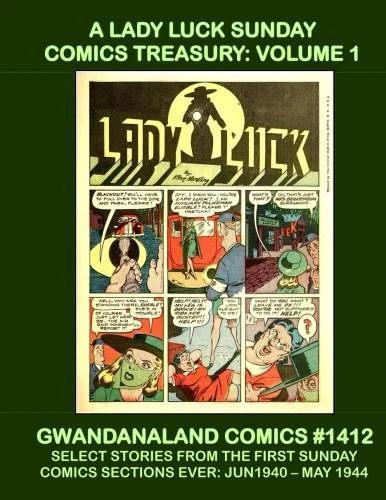 Cover of A Lady Luck Sunday Comics Treasury: Volume 1
