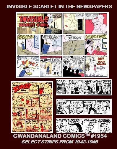 Cover of Invisible Scarlet in the Newspapers