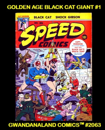 Cover of Golden Age Black Cat Giant #1