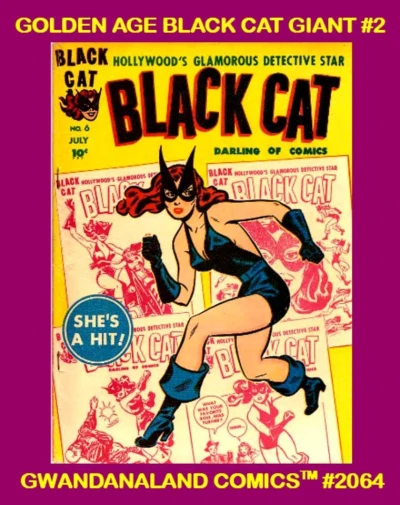 Cover of Golden Age Black Cat Giant #2