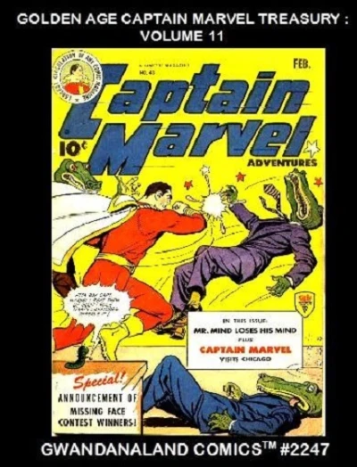 Cover of Golden Age Captain Marvel Treasury: Volume 11