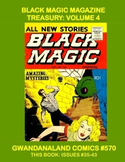 Cover of Black Magic Magazine Treasury: Volume 4
