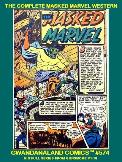 Cover of The Complete Masked Marvel Western