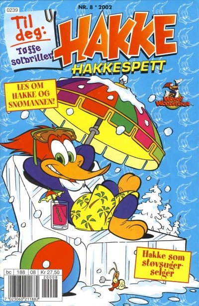 Cover of Les om hakke og Snomannen : Hakke som Stovsuger Selger