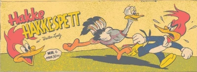 Cover of Hakke og den talende struts