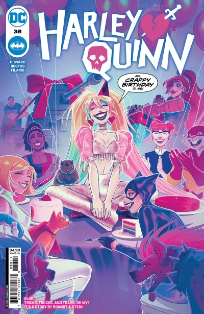 Cover of Happy Birthday, Harley!; Harley Quinn (Clownicus Heroicus)