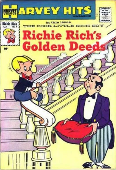 Cover of Richie Rich's Golden Deeds