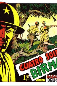 Cuatro soldados en Birmania