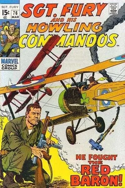 Cover of He fought the Red Baron !