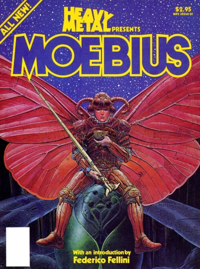 Cover of Heavy Metal Presents Moebius