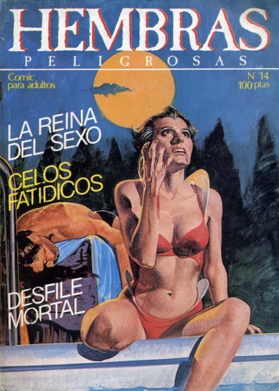 Cover of La Reino del Sexo; Celos Fatidicos; Desfile Mortal