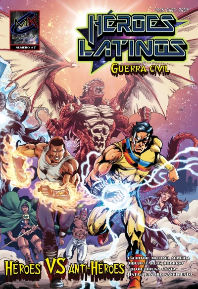 Cover of Part VII: Guerra Civil Héroes vs Antiheroes