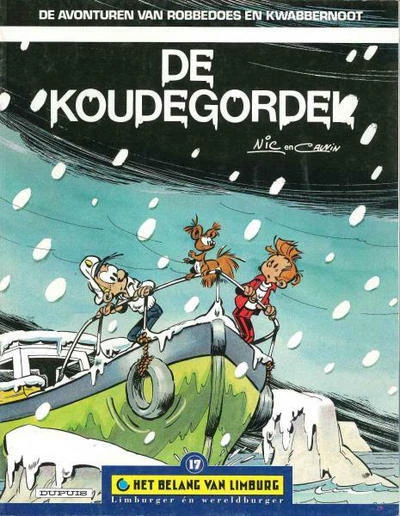 Cover of Robbedoes en Kwabbernoot: De koudegordel
