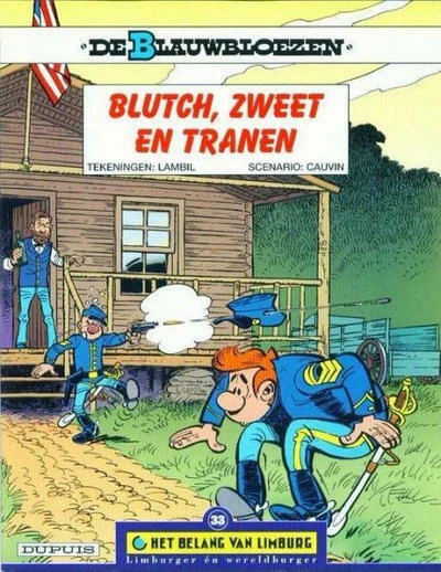 Cover of De Blauwbloezen: Blutch, zweet en tranen