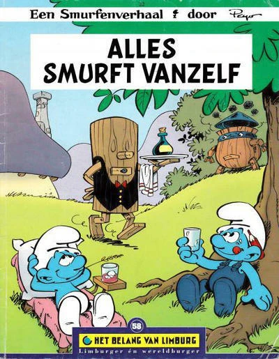 Cover of De Smurfen: Alles smurft vanzelf