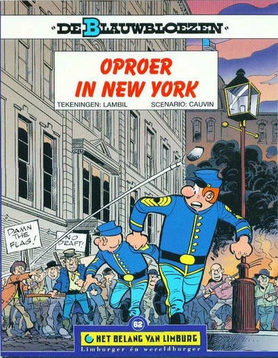 Cover of De Blauwbloezen: Oproer in New York