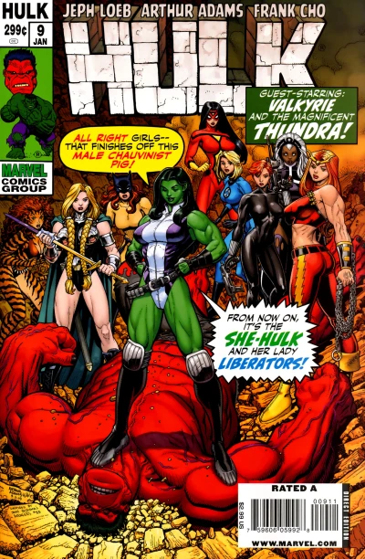 Cover of Jackpot; The Revenge of the Lady Liberators; Hulk Ice