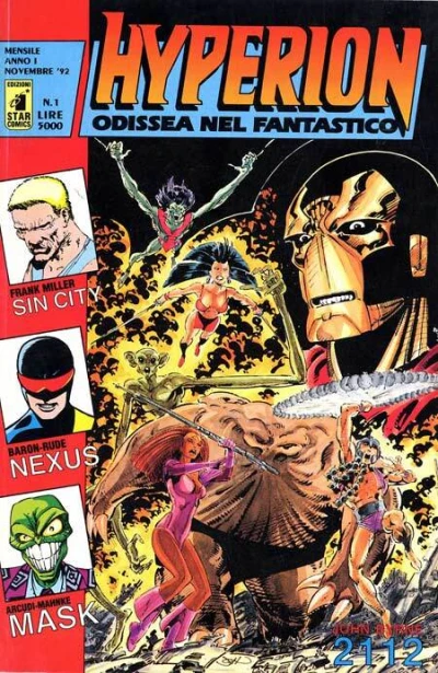 2112 ; Sin City ; Nexus ; Mask