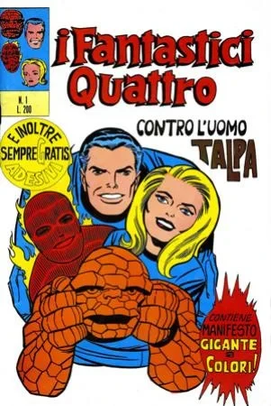 Cover of I Fantastici Quattro Contro l'Uomo Talpa