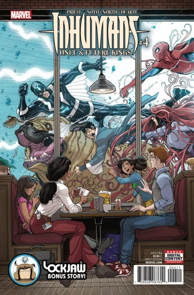 Cover of Whatever A Spider Can; Lockjaw: Canine Master of Time and Space in Cosmic Rube