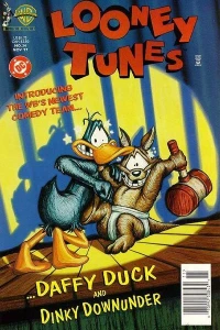 Introducing the WB's Newest Comedy Team... Daffy Duck and Dinky Downunder