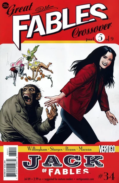 Cover of The Great Fables Crossover, Part 5 of 9: Ch-Ch-Changes