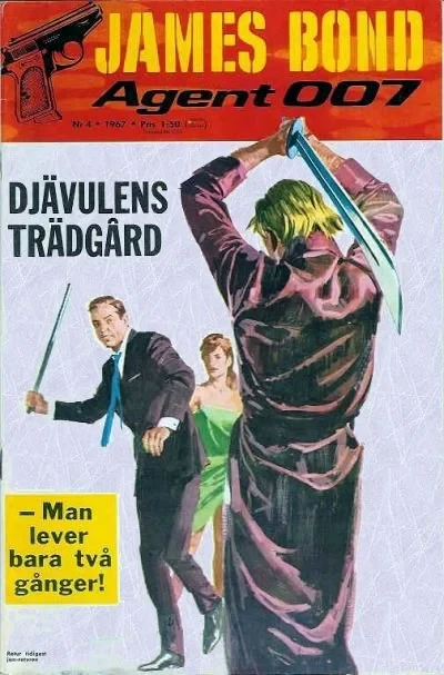 Cover of Djävulens trädgård - Man lever bara två gånger!