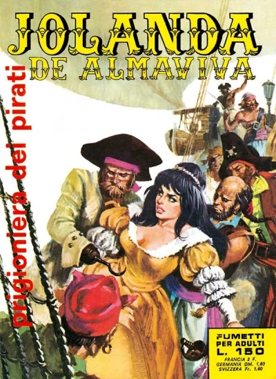 Cover of Prigioniera dei Pirati