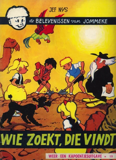 Cover of Wie zoekt , die vindt