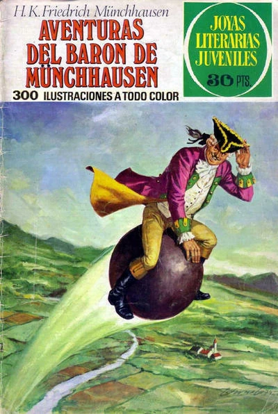 Cover of Aventuras del barón de Münchhausen
