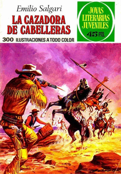 Cover of La cazadora de cabelleras