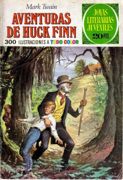 Cover of Aventuras de Huck Finn