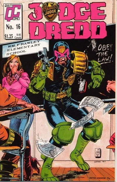 Cover of Judge Dredd 16