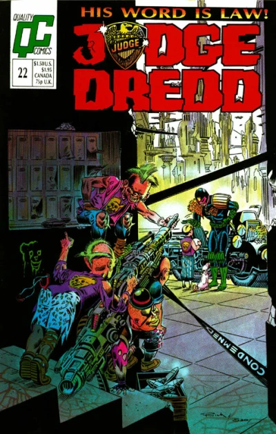 Cover of Judge Dredd 22