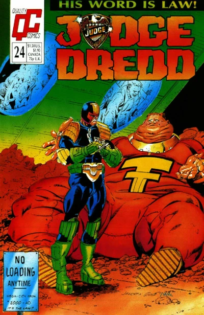 Cover of Judge Dredd 24