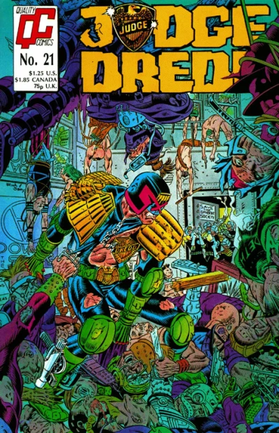 Cover of Judge Dredd 21