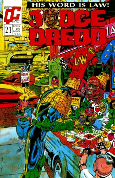 Cover of Judge Dredd 23