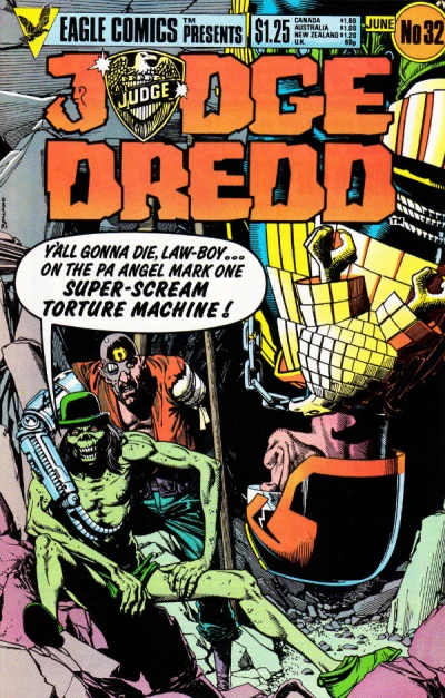 Cover of Judge Dredd 32