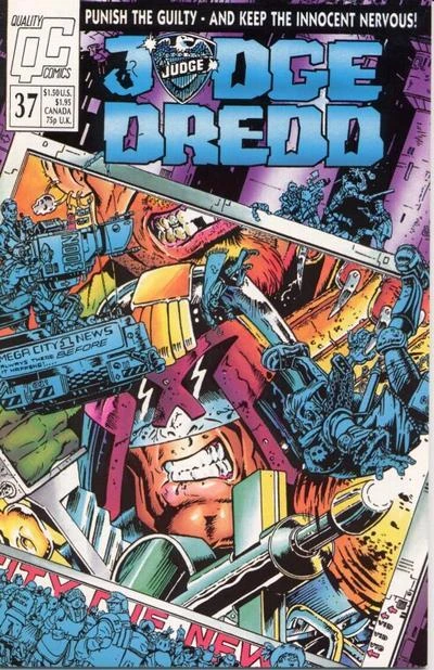 Cover of Judge Dredd 37