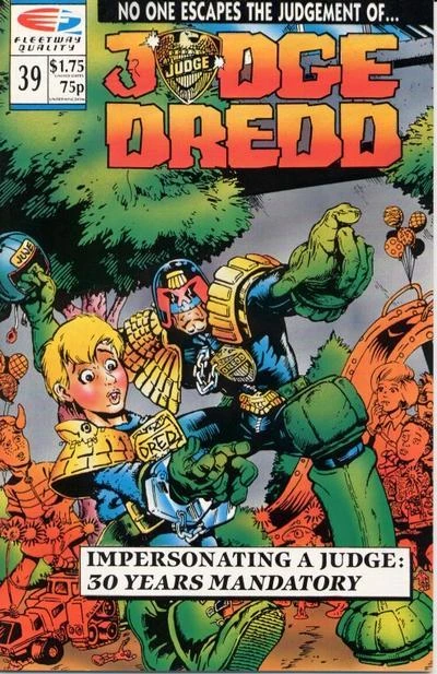 Cover of Judge Dredd 39