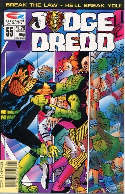Cover of Judge Dredd 55
